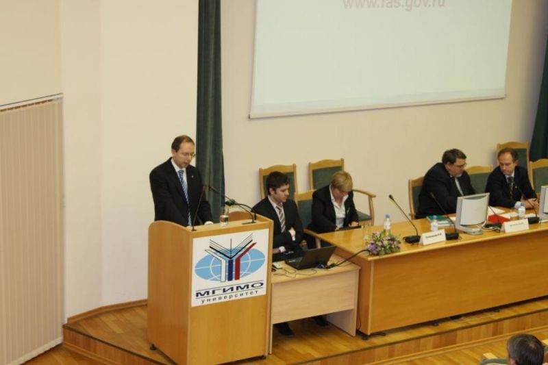 Выступление И.Ю. Артемьева в МГИМО (7.02.2011)