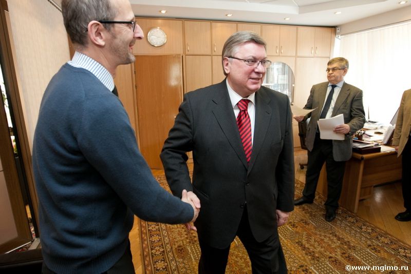 Визит ректора Колледжа Европы Поля Демаре (16.03.2012)