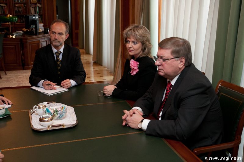 Визит ректора Колледжа Европы Поля Демаре (16.03.2012)