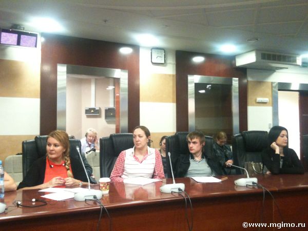 Лекция замминистра иностранных дел Албании Эдит Харджи (3.04.2012)