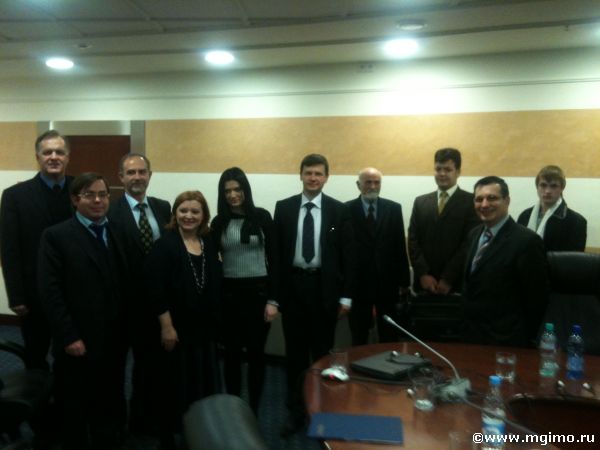 Лекция замминистра иностранных дел Албании Эдит Харджи (3.04.2012)
