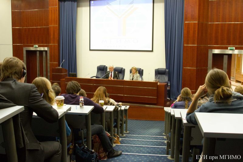 Лекция депутата Европарламента Виталя Морейра в ЕУИ (31.10.2012)
