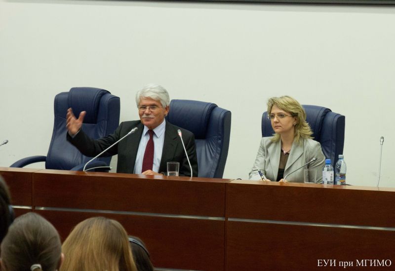 Лекция депутата Европарламента Виталя Морейра в ЕУИ (31.10.2012)