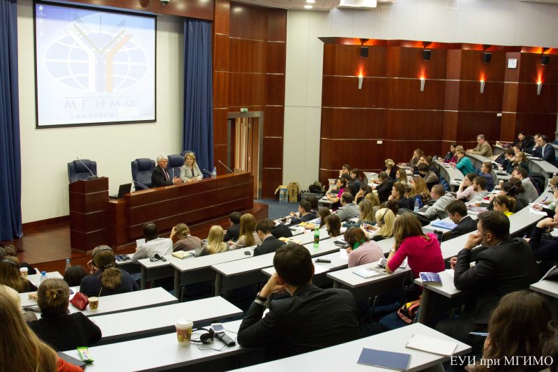 Лекция депутата Европарламента Виталя Морейра в ЕУИ (31.10.2012)
