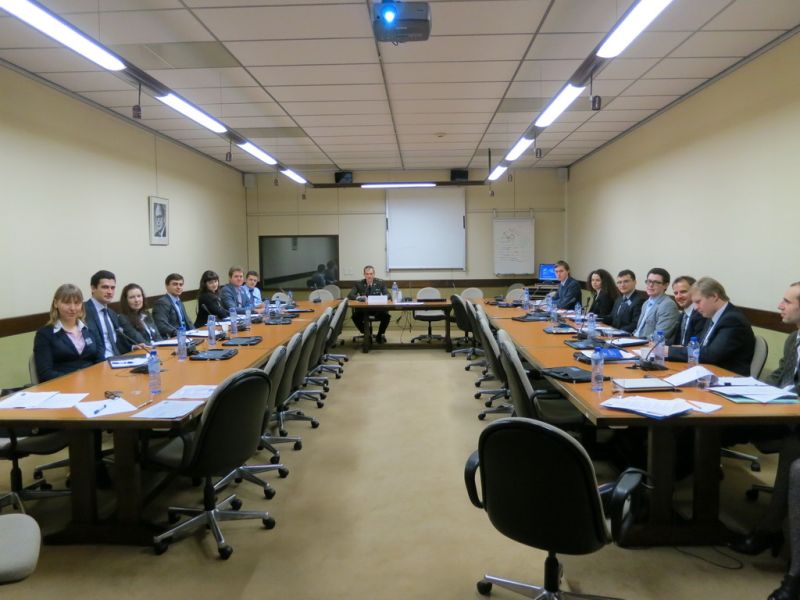 Преподаватели и студенты МГИМО в штаб-квартире НАТО (ноябрь 2012)