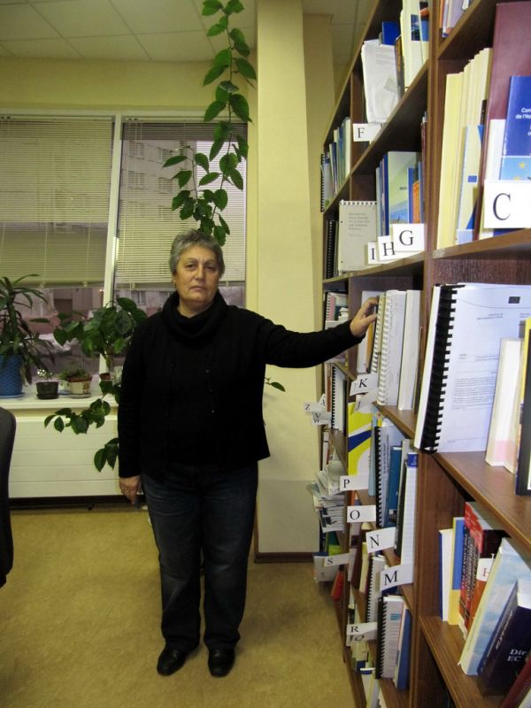 Визит представителей ЕС в ЕУИ и Информационный центр ИЕП (6.12.2012)