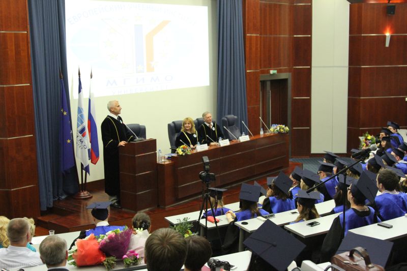 Вручение дипломов выпускникам магистратуры ЕУИ (15.06.15)