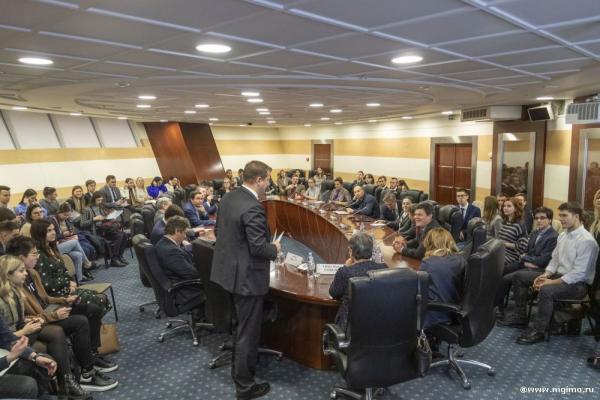 Председатель Парламентской ассамблеи Совета Европы в МГИМО