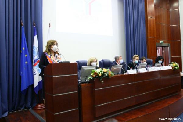 Генеральный секретарь Совета Европы М.Пейчинович-Бурич в МГИМО